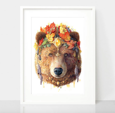 Brown Bear - Spirit Animal Totem Series