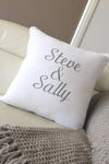 Anniversary Cushion - Steve & Sally