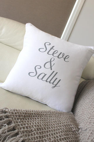 Anniversary Cushion - Steve & Sally