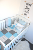 Gold Arrows - Patch Comforter Cot Set