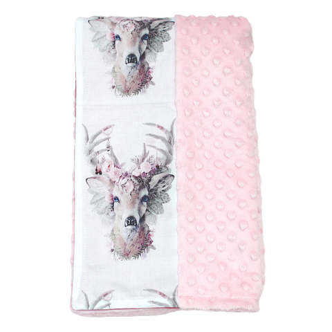 Boho deer - Pram Blanket