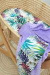Tropical Orchid  Bassinet Blanket