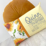 Sunflower Personalised Cushion