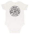 Fathers day Romper - Dot Circle