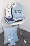 Blue Squirrel Patch Cot Set - PREMIUM
