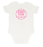 Easter Romper - Arrows Amelia Pink  
