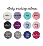 Optional Extras - Minky Colour Selection - Hoot Designz