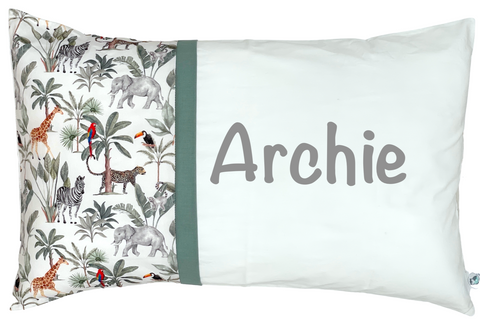 Tropical Jungle Personalised Cushion (Ready to Ship)