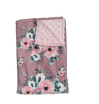Pram Blanket - Blush florals(Ready to Ship)