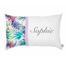 Tropical Orchid Personalised Cushion - Hoot Designz