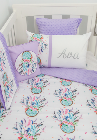 Dreamcatcher Small Floral Comforter - Hoot Designz