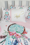 Dreamcatcher Comforter (large dreamcatcher)- Baby pink 